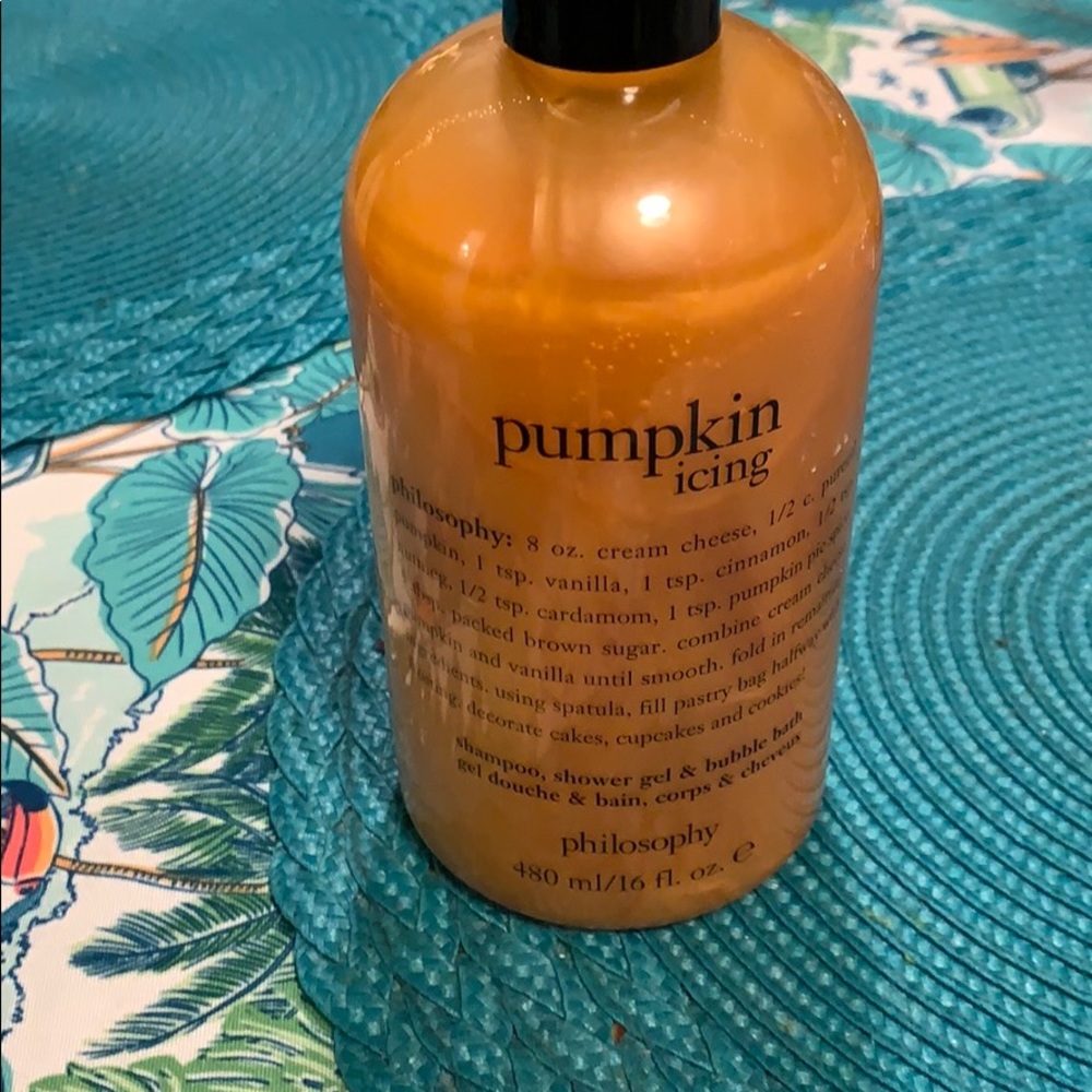 Philosophy pumpkin icing